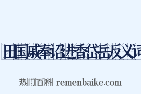田国戚奉诏进香岱岳反义词是什么意思的图片